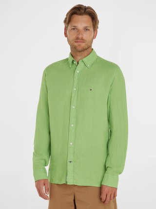 Zelená pánská košile Tommy Hilfiger 