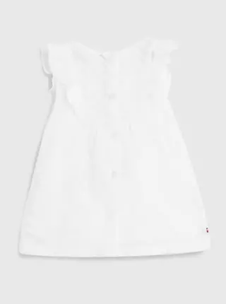 Bílé holčičí šaty Tommy Hilfiger  