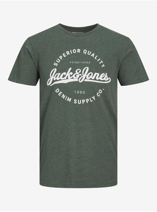 Zelené pánské tričko Jack & Jones Stanli