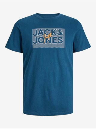 Modré pánske tričko Jack & Jones Marius