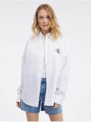 Biela dámska košeľa Calvin Klein Jeans