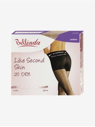 Černé dámské punčochové kalhoty Bellinda LIKE SECOND SKIN 20 DEN   