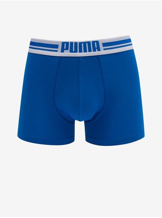 Sada dvou pánských boxerek v modré barvě Puma 