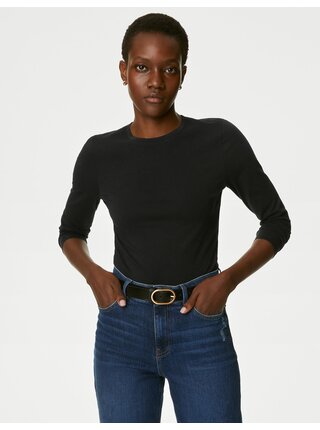 Čierne dámske tričko Marks & Spencer