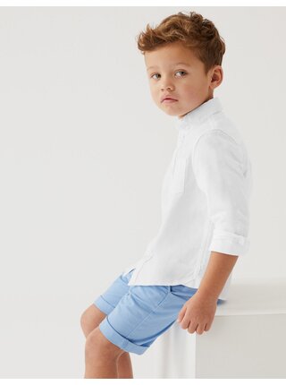 Biela chlapčenská košeľa Marks & Spencer