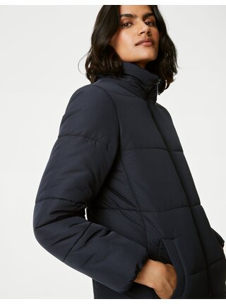 Modrá dámská prošívaná bunda s technologií Thermowarmth™ Marks & Spencer 