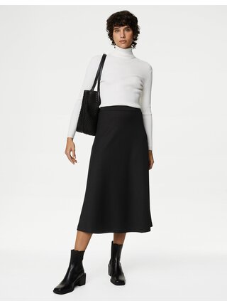 Černá dámská midi sukně Marks & Spencer