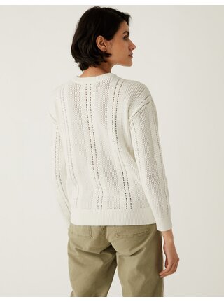 Krémový dámsky sveter Marks & Spencer 