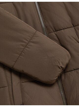 Hnedá dámska prešívaná bunda s technológiou Thermowarmth™ Marks & Spencer