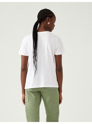 Biele dámske basic tričko Marks & Spencer 