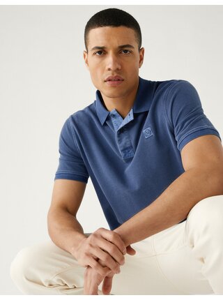 Tričká pre mužov Marks & Spencer - modrá