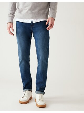 Modré pánské džíny Marks & Spencer 