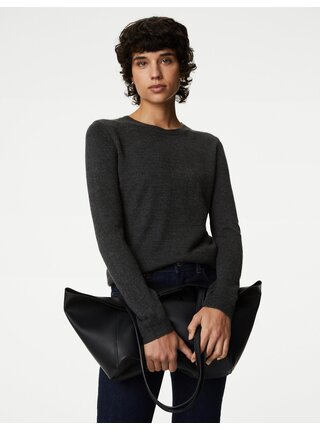 Tmavosivý dámsky sveter Marks & Spencer