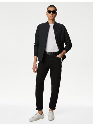 Čierna pánska ľahká bunda s technológiou Stormwear Marks & Spencer