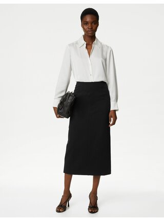 Čierna dámska puzdrová sukňa Marks & Spencer