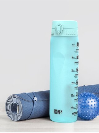 Světle modrá lahev Ion8 Leak Proof Motivator (1000 ml)