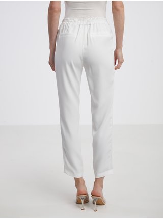 Bílé dámské kalhoty CAMAIEU