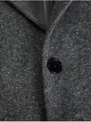 Sivé pánske sako s prímesou vlny Jack & Jones Franco