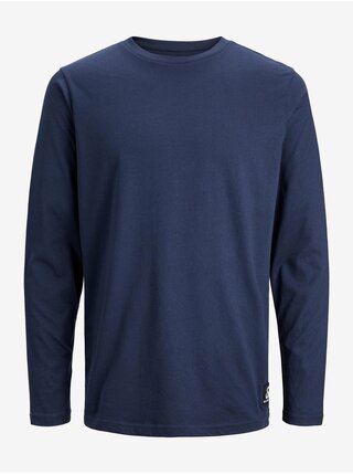 Tmavě modré pánské basic tričko Jack & Jones Basic