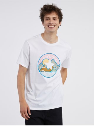 Biele pánske tričko Converse Coastal Remix