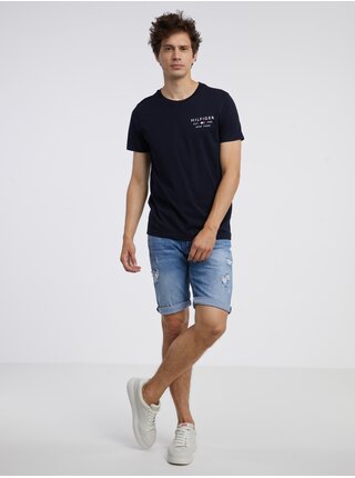 Tmavě modré pánské tričko Tommy Hilfiger