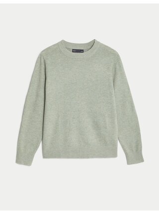 Svetlozelený dámsky basic sveter Marks & Spencer 