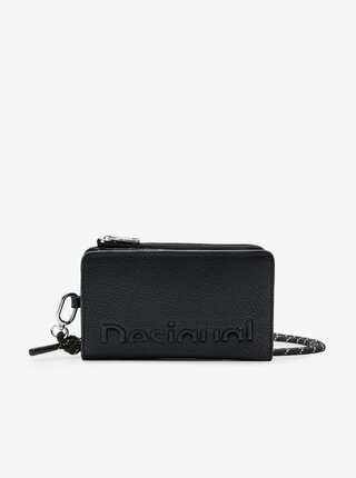 Čierna dámska peňaženka s popruhom Desigual Emma 2.0