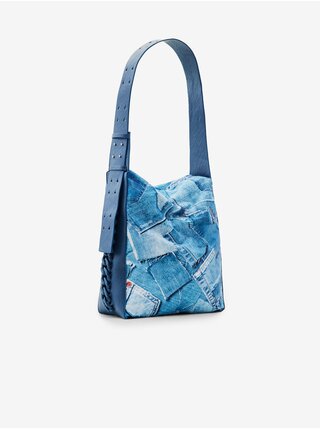 Modrá dámská vzorovaná kabelka Desigual Forever Blue Estrasburgo