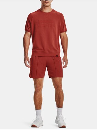 Červené pánske kraťasy Under Armour Pjt Rock Terry Gym Short