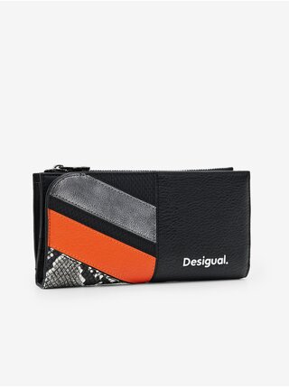 Peňaženky pre ženy Desigual - čierna, oranžová
