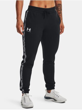 Čierne dámske športové tepláky Under Armour Rival