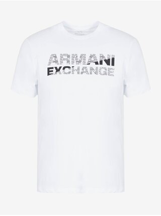 Bílé pánské triko Armani Exchange