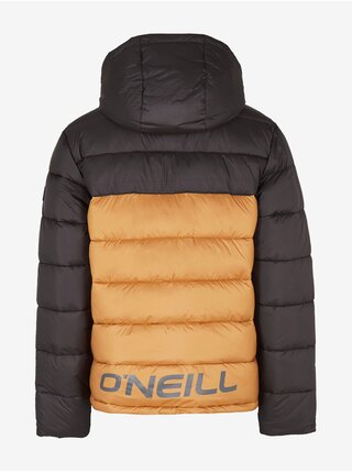 Oranžovo-černá pánská zimní bunda O'Neill O'RIGINALS PUFFER JACKET   