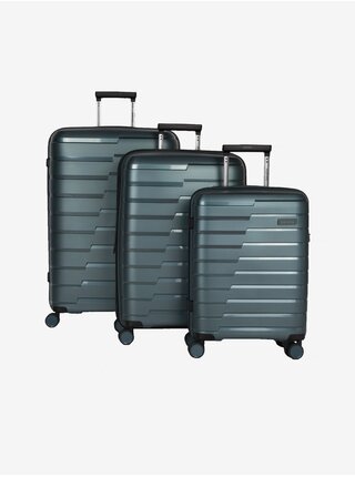 Sada tří cestovních kufrů v petrolejové barvě Travelite Air Base S,M,L  