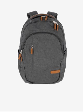 Tmavě šedý batoh Travelite Basics Allround Backpack  