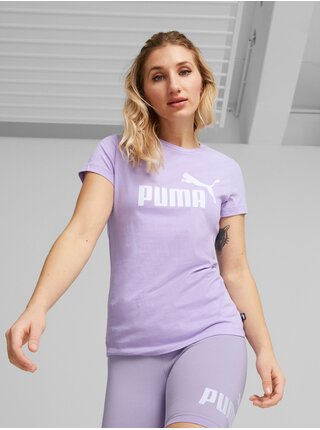 Svetlo fialové dámske tričko Puma ESS