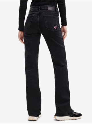 Černé dámské džínové kalhoty Desigual Vidin
