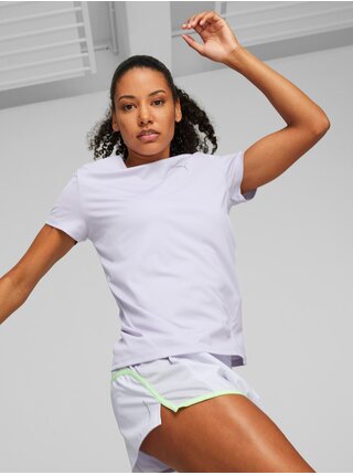 Svetlo fialové dámske športové tričko Puma Run Favorite