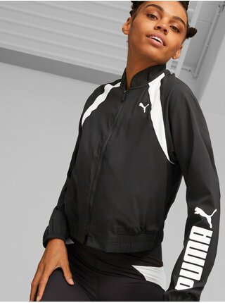 Čierna dámska ľahká športová bunda Puma Fit