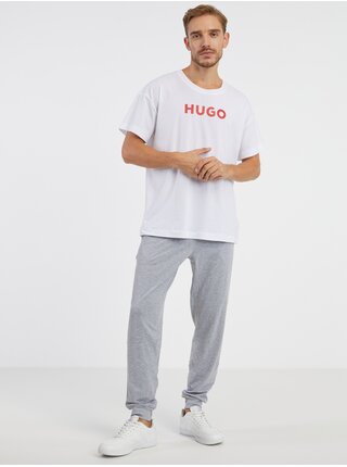 Biele pánske tričko Hugo Boss