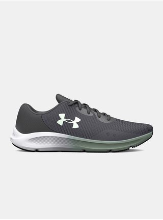 Tmavosivé dámske športové topánky Under Armour W Charged Pursuit 3