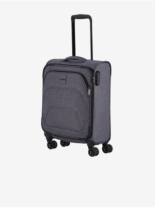 Sada tří cestovních kufrů v tmavě šedé barvě Travelite Adria S,M,L 
