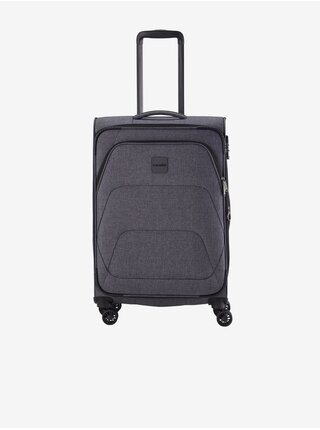 Tmavě šedý cestovní kufr Travelite Adria M 