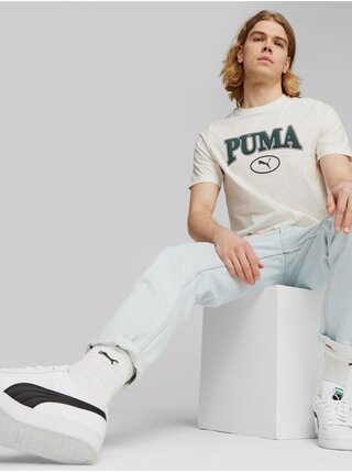 Krémové pánske tričko Puma Squad