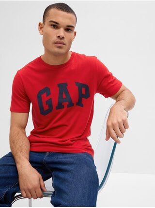 Červené pánské tričko s logem GAP  