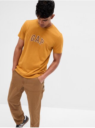 Žlté pánske tričko s logom GAP 