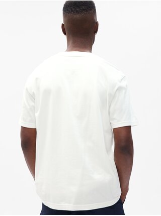 Biele pánske tričko s nápisom GAP