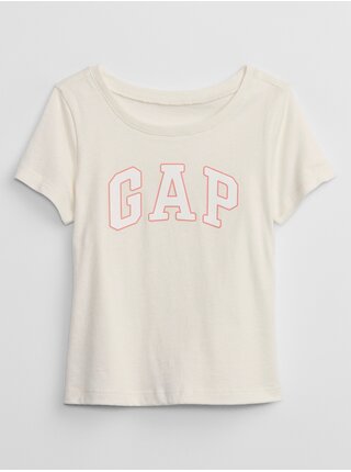 Krémové holčičí tričko GAP 