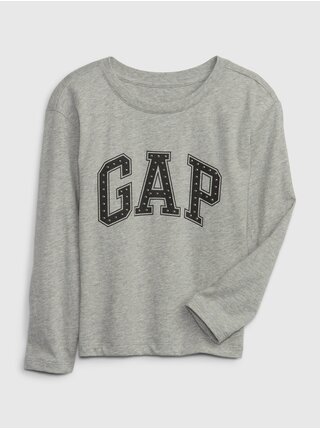 Šedé holčičí tričko Gap