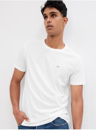 Biele pánske tričko Gap